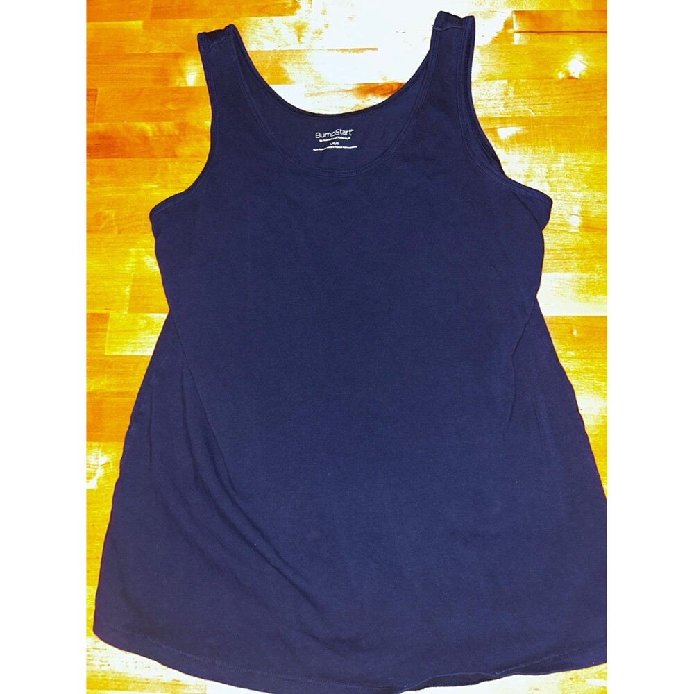 Women’s Bump Start Maternity Navy Blue Tank Top Size Large